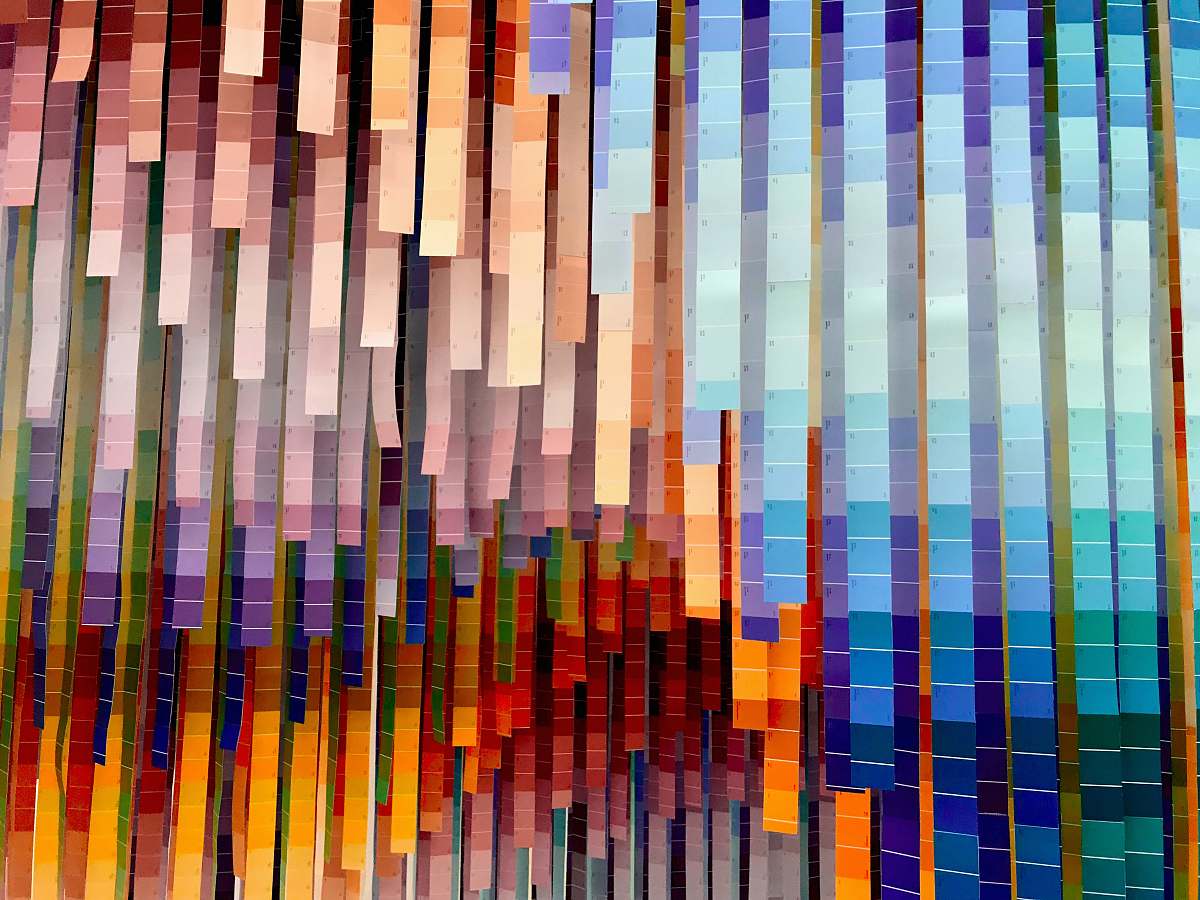 modern art multicolored abstract wall art rug